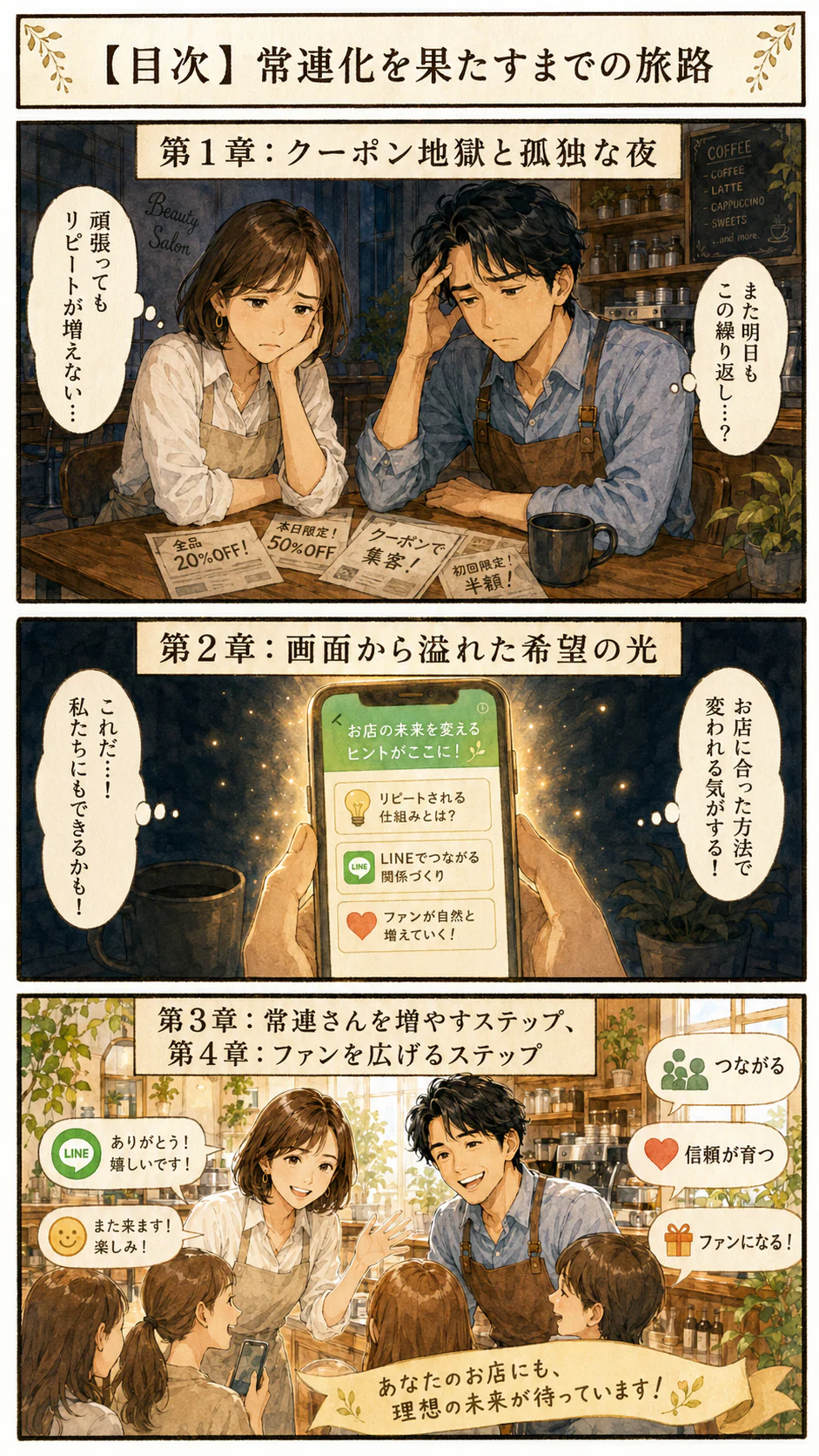 漫画2ページ目 目次