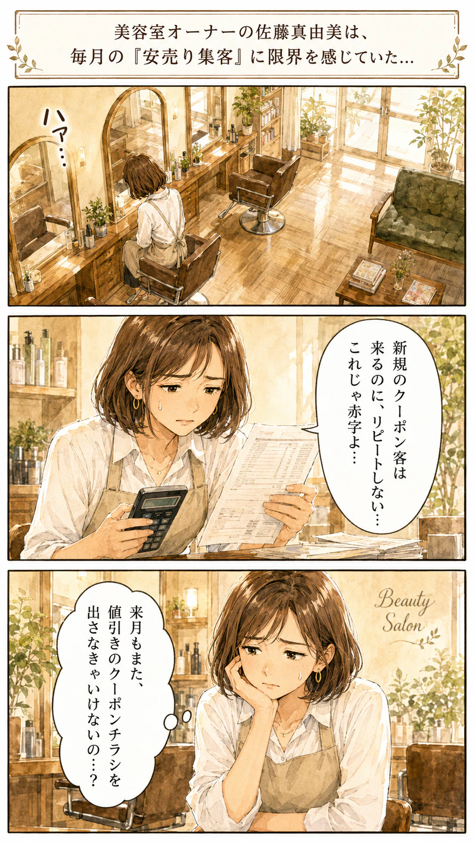 漫画3ページ目