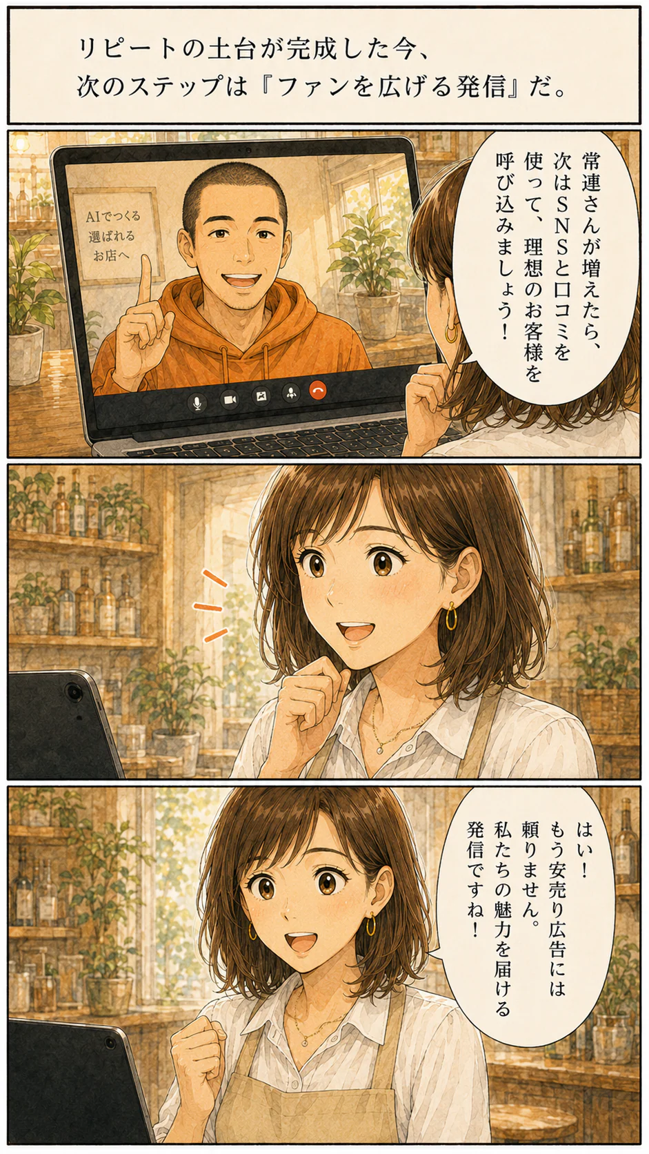 漫画21ページ目